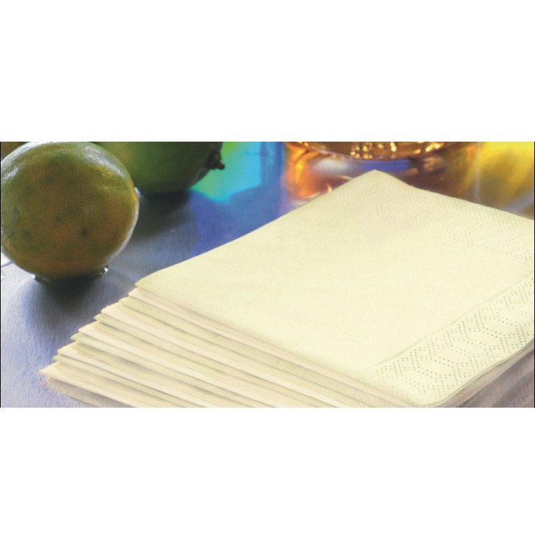 Салфетки 3-слойные, бумажные Duni Tissue, цвет: Ваниль, размер 33 х 33 см, 20 штук