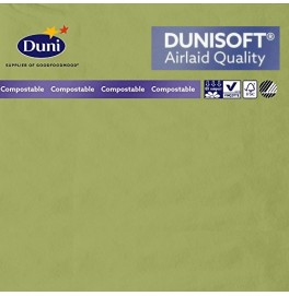 Салфетки бумажные Dunisoft Airlaid, цвет: Пальма, размер 40 х 40 см, 12 шт